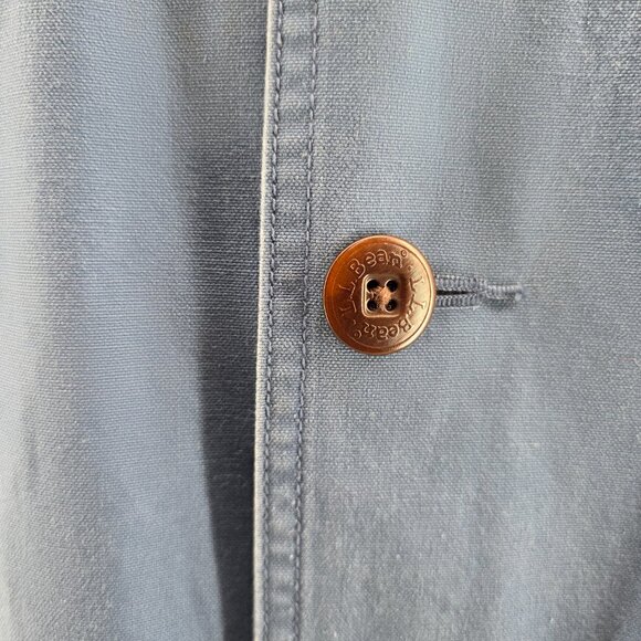 Vintage LL Bean Men’s XXL Blue Button Front Barn Chore Field Hunting Jacket - Picture 5 of 16